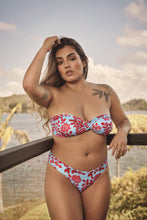 Load image into Gallery viewer, swimwear Colombia, handmade swimwear, bikini, plus size swimsuit, deluxe, swimwear unique designs, luxury swim dress, swimsuit today, fashion swimwear, swimwear for this summer, hand embroidered swimwear, summer clothes, April swimwear, beach clothes, two piece swimsuit, tankini, handmade embroidery, swimwear store, sunbathers, made in Colombia, swimsuit.