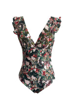 Load image into Gallery viewer, swimwear Colombia, handmade swimwear, bikini, plus size swimsuit, deluxe, swimwear unique designs, luxury swim dress, swimsuit today, fashion swimwear, swimwear for this summer, hand embroidered swimwear, summer clothes, April swimwear, beach clothes, two piece swimsuit, tankini, handmade embroidery, swimwear store, sunbathers, made in Colombia, swimsuit.