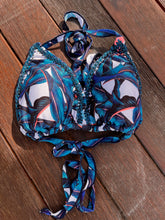 Load image into Gallery viewer, swimwear Colombia, handmade swimwear, bikini, plus size swimsuit, deluxe, swimwear unique designs, luxury swim dress, swimsuit today, fashion swimwear, swimwear for this summer, hand embroidered swimwear, summer clothes, April swimwear, beach clothes, two piece swimsuit, tankini, handmade embroidery, swimwear store, sunbathers, made in Colombia,
