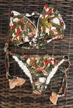 Load image into Gallery viewer, swimwear Colombia, handmade swimwear, bikini, plus size swimsuit, deluxe, swimwear unique designs, luxury swim dress, swimsuit today, fashion swimwear, swimwear for this summer, hand embroidered swimwear, summer clothes, April swimwear, beach clothes, two piece swimsuit, tankini, handmade embroidery, swimwear store, sunbathers, made in Colombia, swimsuit.
