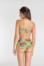 Load image into Gallery viewer, swimwear Colombia, handmade swimwear, bikini, plus size swimsuit, deluxe, swimwear unique designs, luxury swim dress, swimsuit today, fashion swimwear, swimwear for this summer, hand embroidered swimwear, summer clothes, April swimwear, beach clothes, two piece swimsuit, tankini, handmade embroidery, swimwear store, sunbathers, made in Colombia, swimsuit.
