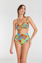 Load image into Gallery viewer, swimwear Colombia, handmade swimwear, bikini, plus size swimsuit, deluxe, swimwear unique designs, luxury swim dress, swimsuit today, fashion swimwear, swimwear for this summer, hand embroidered swimwear, summer clothes, April swimwear, beach clothes, two piece swimsuit, tankini, handmade embroidery, swimwear store, sunbathers, made in Colombia, swimsuit.
