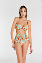 Load image into Gallery viewer, swimwear Colombia, handmade swimwear, bikini, plus size swimsuit, deluxe, swimwear unique designs, luxury swim dress, swimsuit today, fashion swimwear, swimwear for this summer, hand embroidered swimwear, summer clothes, April swimwear, beach clothes, two piece swimsuit, tankini, handmade embroidery, swimwear store, sunbathers, made in Colombia, swimsuit.
