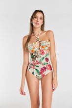 Load image into Gallery viewer, swimwear Colombia, handmade swimwear, bikini, plus size swimsuit, deluxe, swimwear unique designs, luxury swim dress, swimsuit today, fashion swimwear, swimwear for this summer, hand embroidered swimwear, summer clothes, April swimwear, beach clothes, two piece swimsuit, tankini, handmade embroidery, swimwear store, sunbathers, made in Colombia, swimsuit.
