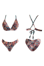 Load image into Gallery viewer, swimwear Colombia, handmade swimwear, bikini, plus size swimsuit, deluxe, swimwear unique designs, luxury swim dress, swimsuit today, fashion swimwear, swimwear for this summer, hand embroidered swimwear, summer clothes, April swimwear, beach clothes, two piece swimsuit, tankini, handmade embroidery, swimwear store, sunbathers, made in Colombia, swimsuit.
