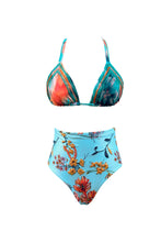 Load image into Gallery viewer, swimwear Colombia, handmade swimwear, bikini, plus size swimsuit, deluxe, swimwear unique designs, luxury swim dress, swimsuit today, fashion swimwear, swimwear for this summer, hand embroidered swimwear, summer clothes, April swimwear, beach clothes, two piece swimsuit, tankini, handmade embroidery, swimwear store, sunbathers, made in Colombia, swimsuit.
